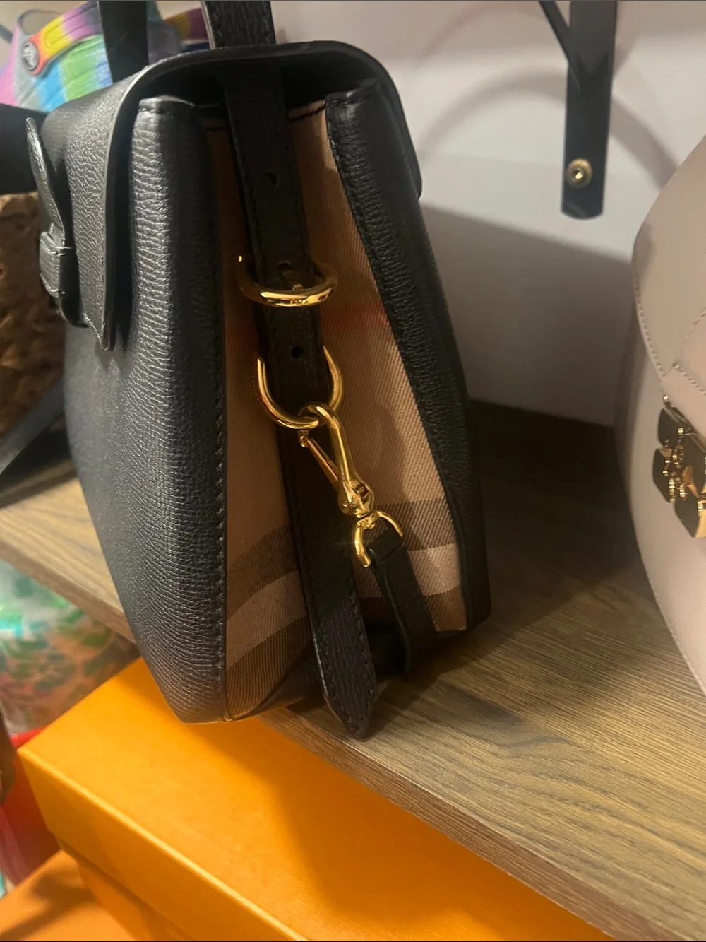 Burberry refined satchel